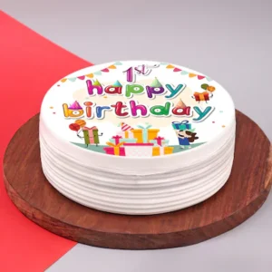 First Birthday Poster Cake